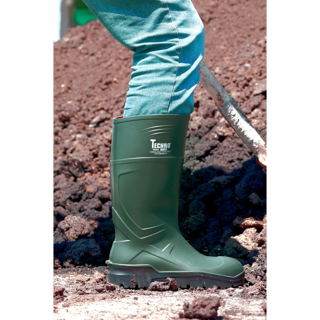 Technoboots Çelik Burun Ve Tabanlı Çizme S5 - Haki